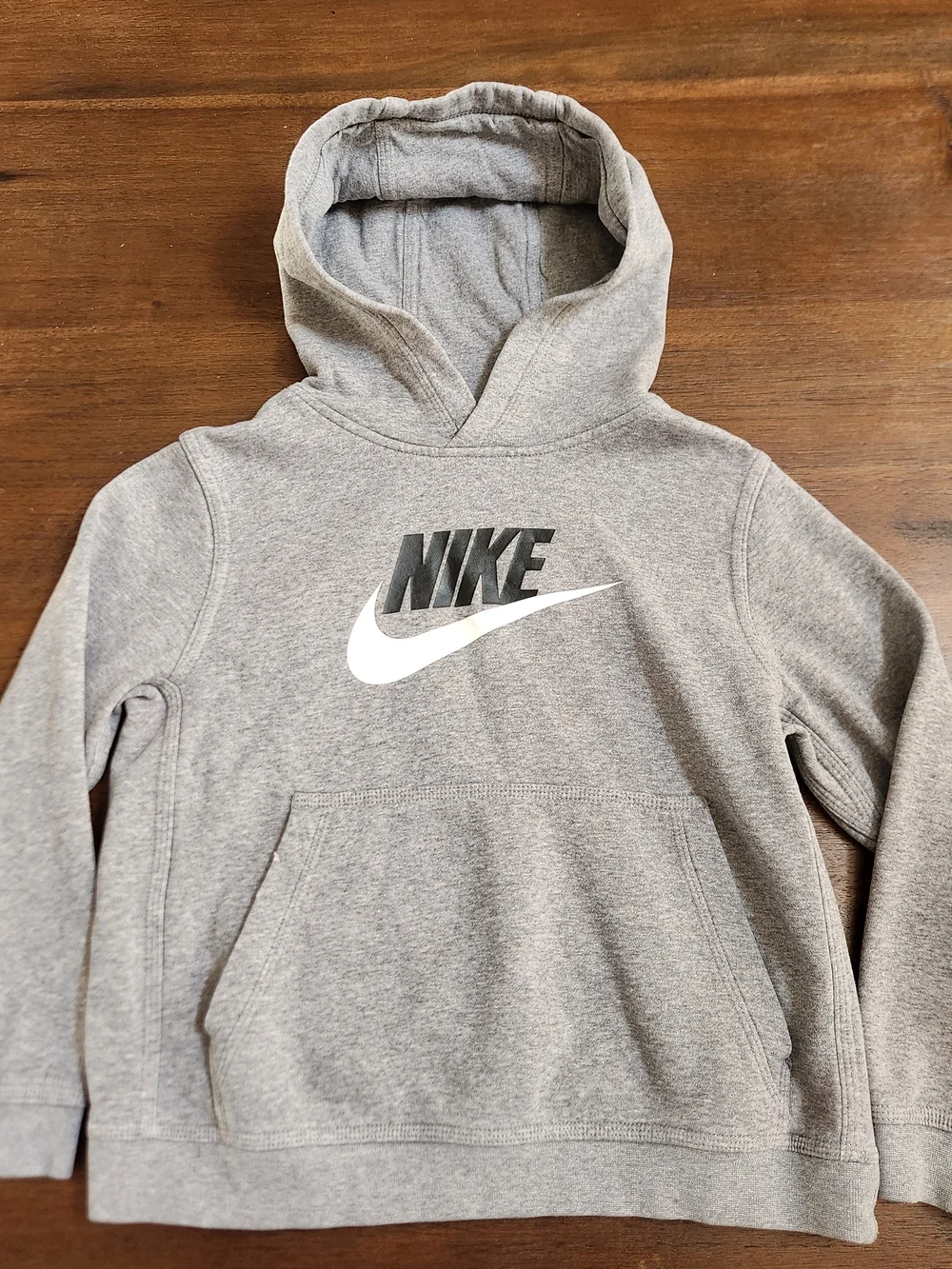 Kids Grey Nike Hoodie